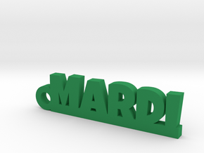 MARDI Keychain Lucky in Green Processed Versatile Plastic