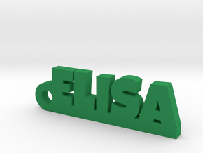ELISA Keychain Lucky in Green Processed Versatile Plastic