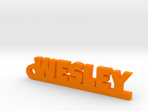 WESLEY Keychain Lucky in Orange Processed Versatile Plastic