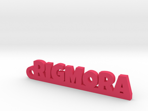 RIGMORA Keychain Lucky in Pink Processed Versatile Plastic