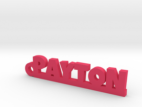 PAYTON Keychain Lucky in Pink Processed Versatile Plastic