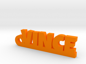 VINCE Keychain Lucky in Orange Processed Versatile Plastic