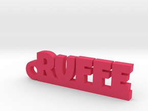 RUFFE Keychain Lucky in Pink Processed Versatile Plastic