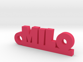 MILO Keychain Lucky in Pink Processed Versatile Plastic