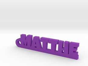 MATTHE Keychain Lucky in Purple Processed Versatile Plastic