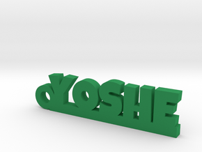 YOSHE Keychain Lucky in Natural Brass