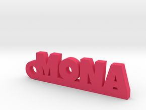 MONA Keychain Lucky in Pink Processed Versatile Plastic