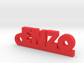 ENZO Keychain Lucky in Red Processed Versatile Plastic