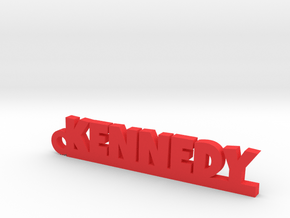KENNEDY Keychain Lucky in Red Processed Versatile Plastic
