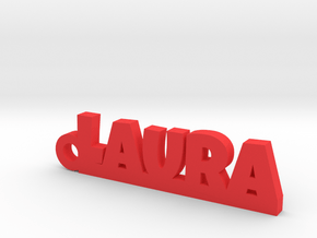 LAURA Keychain Lucky in Red Processed Versatile Plastic