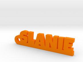 SLANIE Keychain Lucky in Orange Processed Versatile Plastic