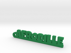 AFRODILLE Keychain Lucky in Green Processed Versatile Plastic