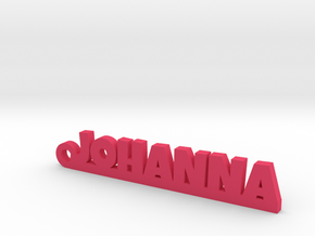 JOHANNA Keychain Lucky in Pink Processed Versatile Plastic
