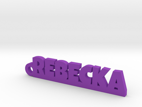 REBECKA Keychain Lucky in Purple Processed Versatile Plastic