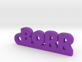 BORR Keychain Lucky in Purple Processed Versatile Plastic
