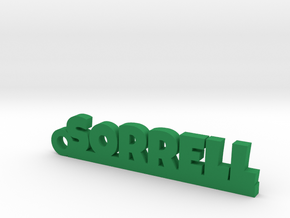 SORRELL Keychain Lucky in Green Processed Versatile Plastic