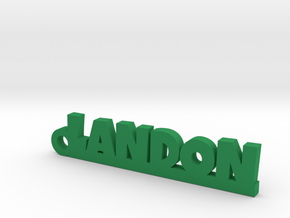 LANDON Keychain Lucky in Green Processed Versatile Plastic