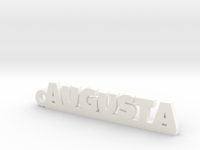 AUGUSTA Keychain Lucky in White Processed Versatile Plastic