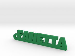 FANETTA Keychain Lucky in Green Processed Versatile Plastic