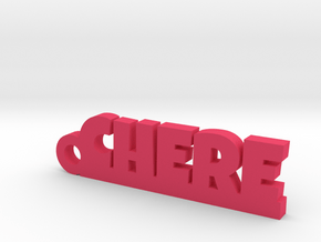 CHERE Keychain Lucky in Pink Processed Versatile Plastic