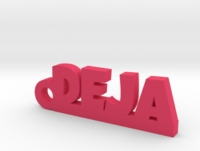 DEJA Keychain Lucky in Pink Processed Versatile Plastic