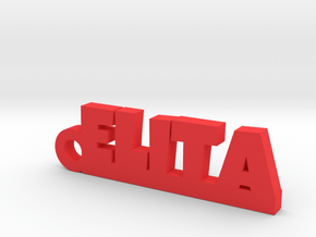 ELITA Keychain Lucky in Red Processed Versatile Plastic