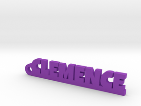 CLEMENCE Keychain Lucky in Purple Processed Versatile Plastic