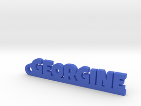 GEORGINE Keychain Lucky in Blue Processed Versatile Plastic