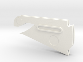 Firespray Stand Parts in White Processed Versatile Plastic