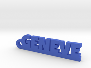 GENEVE Keychain Lucky in Blue Processed Versatile Plastic