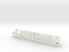 LAVERNIA Keychain Lucky in Polished Bronzed Silver Steel