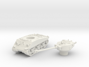 M4 Sherman Tank (Usa)  1/87 in White Natural Versatile Plastic