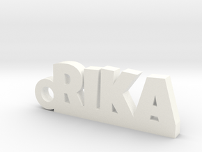 RIKA Keychain Lucky in White Processed Versatile Plastic