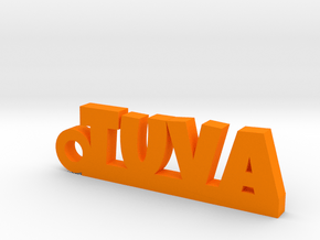 TUVA Keychain Lucky in Orange Processed Versatile Plastic