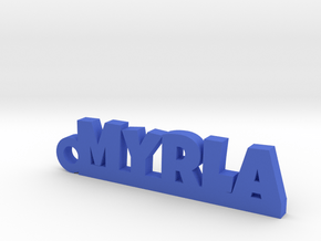 MYRLA Keychain Lucky in Blue Processed Versatile Plastic
