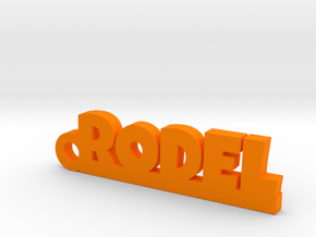 RODEL Keychain Lucky in Orange Processed Versatile Plastic