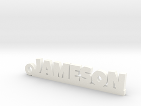 JAMESON Keychain Lucky in White Processed Versatile Plastic