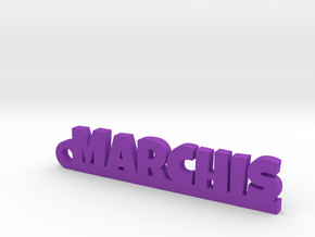MARCHIS Keychain Lucky in Natural Brass