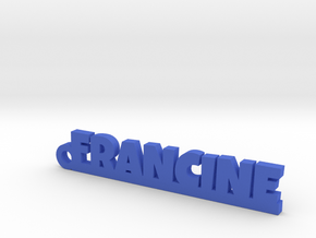 FRANCINE Keychain Lucky in Natural Brass