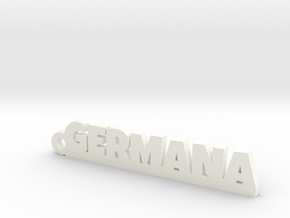 GERMANA Keychain Lucky in Natural Silver