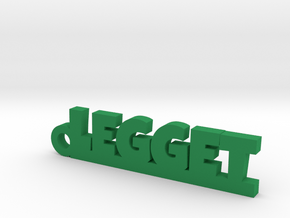 LEGGET Keychain Lucky in Green Processed Versatile Plastic