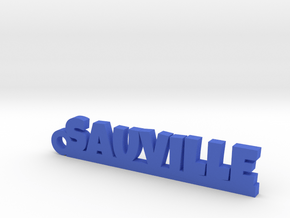 SAUVILLE Keychain Lucky in Blue Processed Versatile Plastic