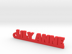 LILY ANNE Keychain Lucky in Red Processed Versatile Plastic