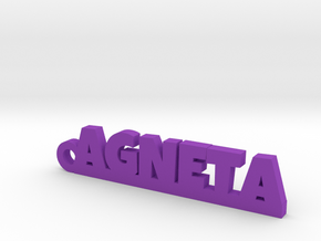 AGNETA Keychain Lucky in Purple Processed Versatile Plastic