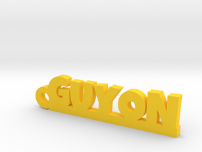 GUYON Keychain Lucky in Yellow Processed Versatile Plastic