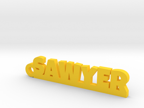 SAWYER Keychain Lucky in Yellow Processed Versatile Plastic