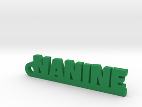 NANINE Keychain Lucky in Green Processed Versatile Plastic