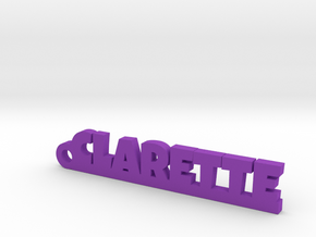 CLARETTE Keychain Lucky in Purple Processed Versatile Plastic