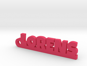 LORENS Keychain Lucky in Pink Processed Versatile Plastic
