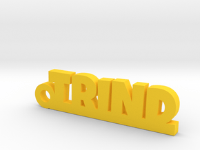 TRIND Keychain Lucky in Yellow Processed Versatile Plastic